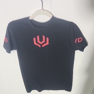 LVD Competition meet Black T-Shirt with Red Logo